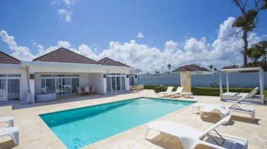 Oceanfront four-bedroom villa