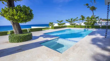 Oceanfront three-bedroom villa