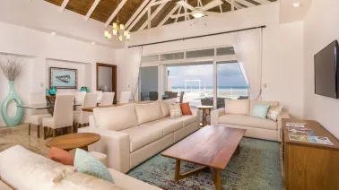 Oceanfront three-bedroom villa