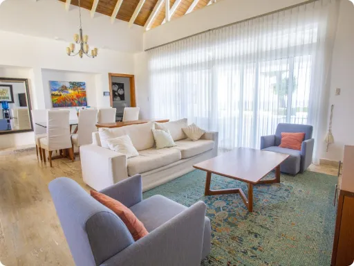 Oceanfront three-bedroom villa image