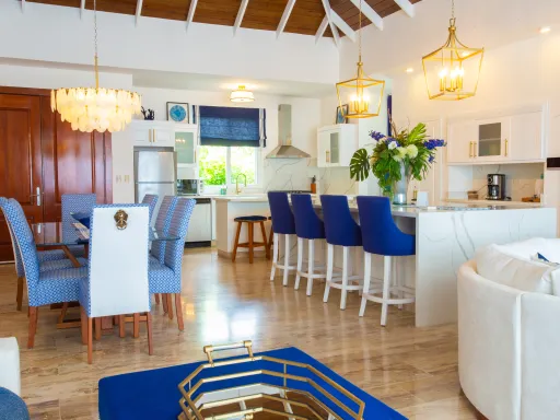 Oceanfront three-bedroom villa