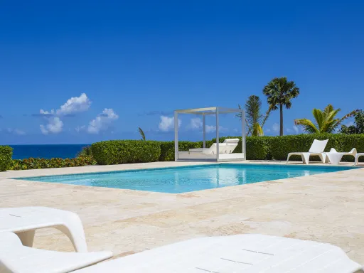 Oceanfront four-bedroom villa