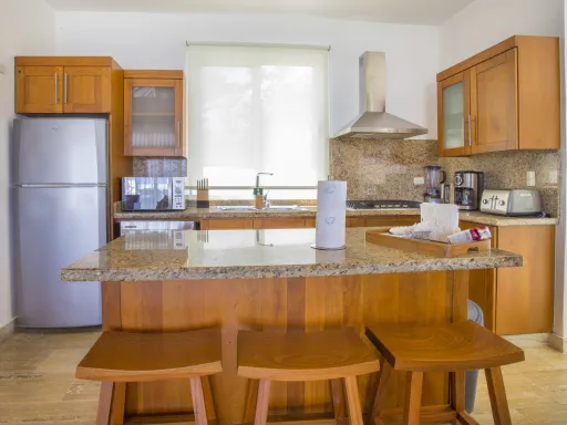 Oceanfront three-bedroom villa