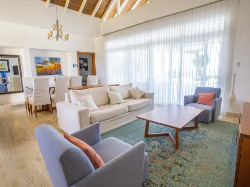 Oceanfront three-bedroom villa