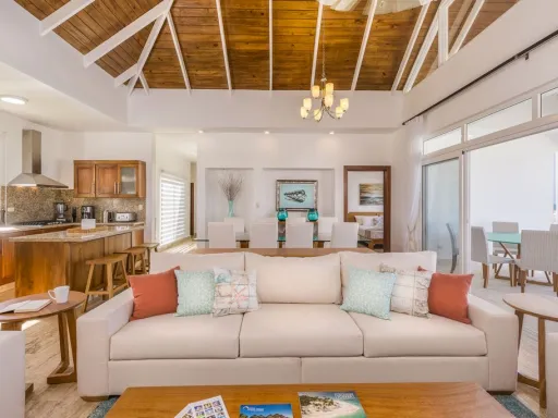 Oceanfront four-bedroom villa