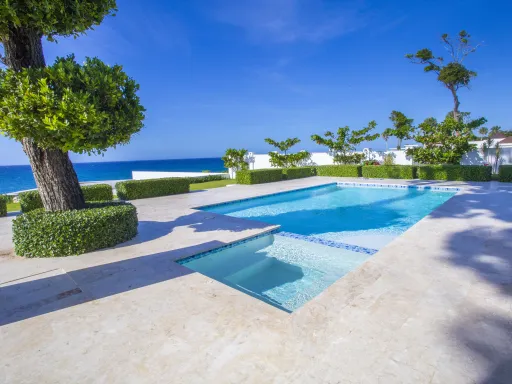 Oceanfront three-bedroom villa