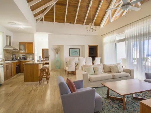 Oceanfront three-bedroom villa