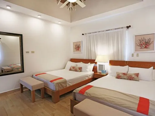 Oceanfront four-bedroom villa