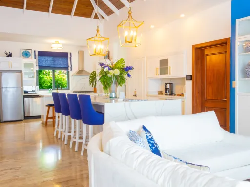 Oceanfront three-bedroom villa