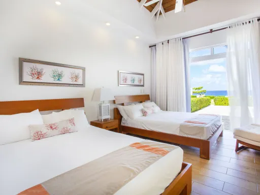 Oceanfront  three-bedroom villa