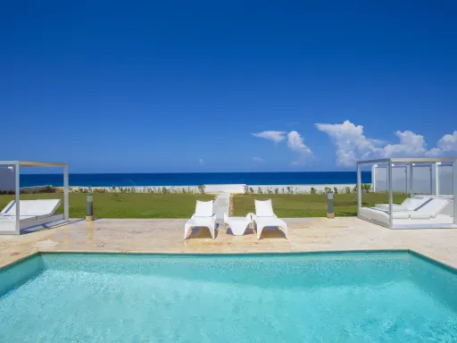 Oceanfront three-bedroom villa